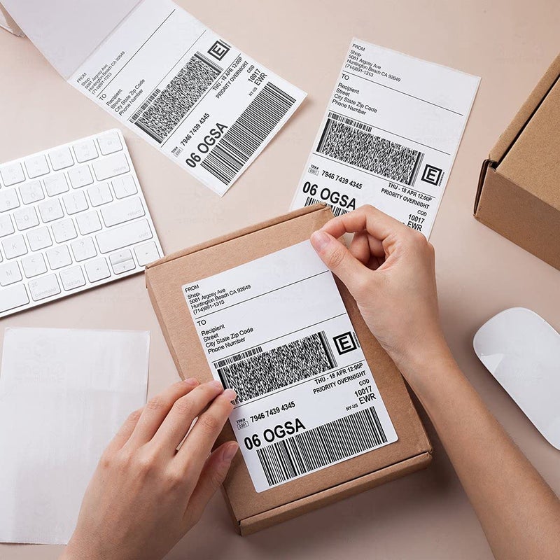 RBHK 4x6 Thermal Labels - 5000 Labels, 20 Rolls, Compatible with Zebra, Rollo, JADENS, OFFNOVA, MUNBYN Printers - Image 5